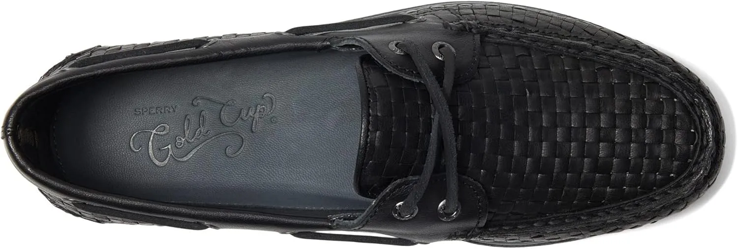 Gold Authentic Original 2-Eye Woven Boat Shoe