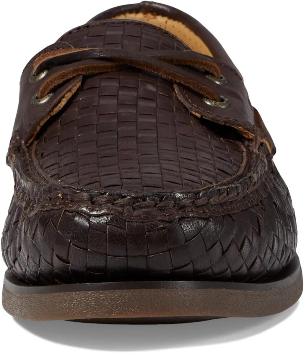 Gold Authentic Original 2-Eye Woven Boat Shoe
