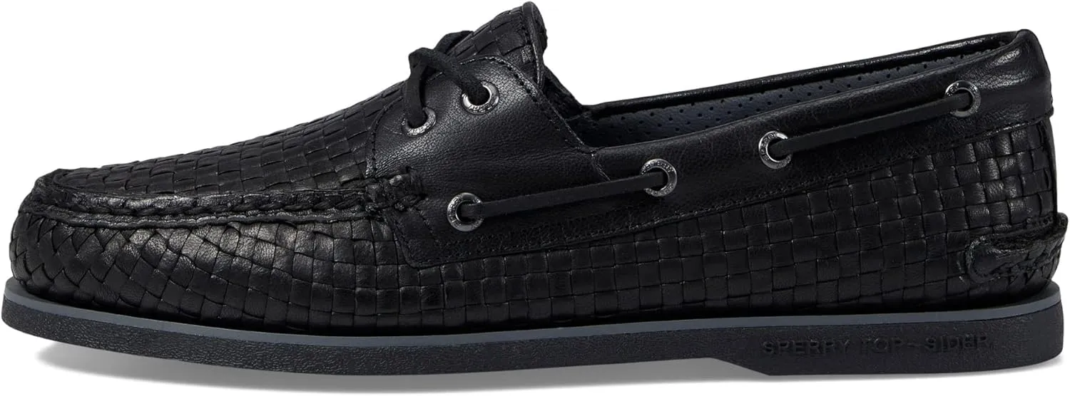 Gold Authentic Original 2-Eye Woven Boat Shoe