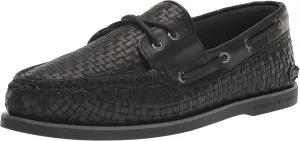 Gold Authentic Original 2-Eye Woven Boat Shoe