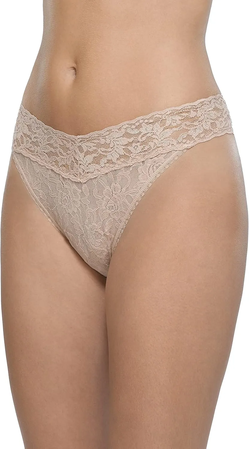 hanky panky, Signature Lace Original Rise Thong 3 Pack, One Size (4-14)