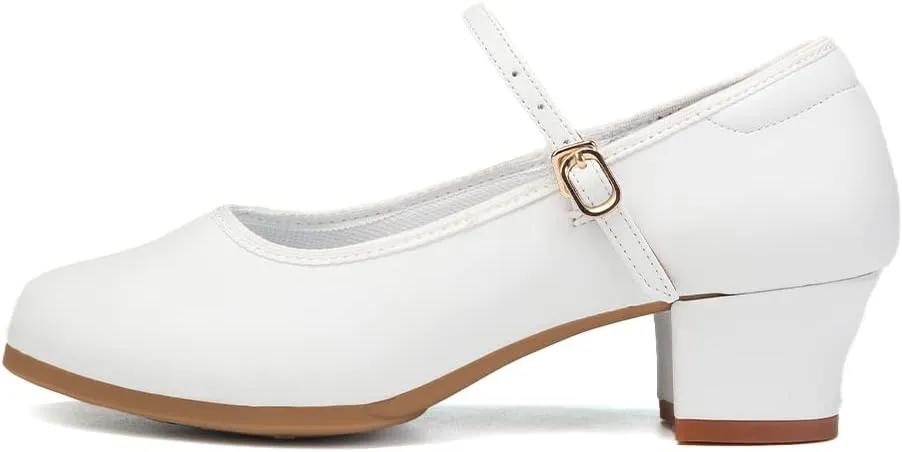 HIPPOSEUS Character Shoes for Women Dance Shoes 1.5" Low Heel Dancing Heels for Ballroom Salsa Tango Latin