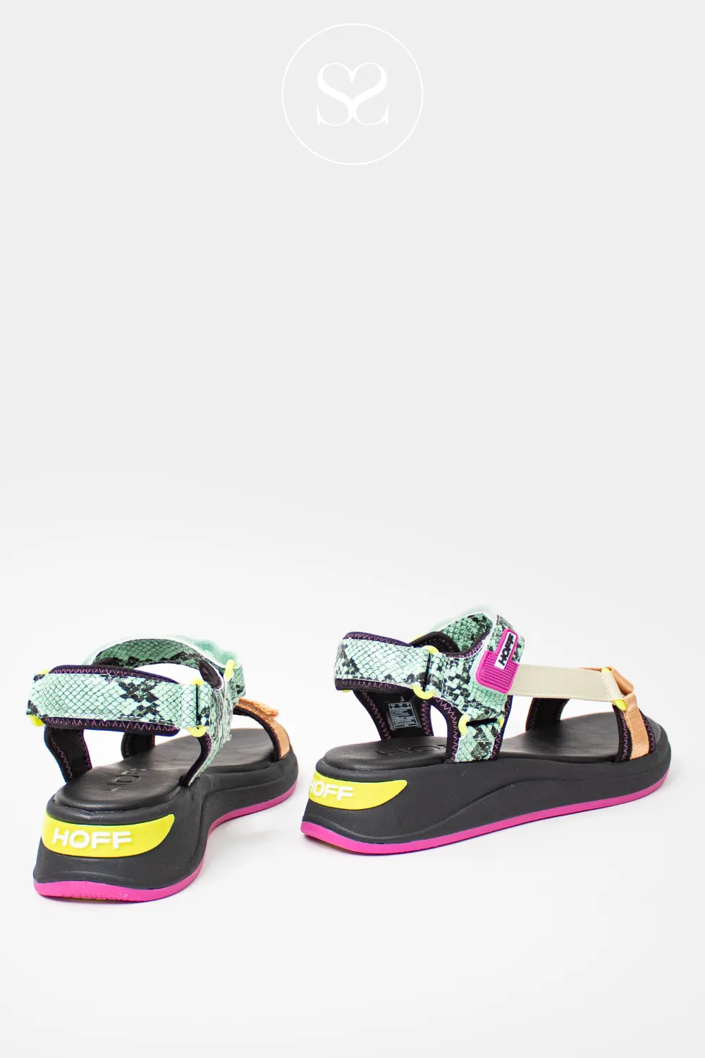 HOFF TENOS LEATHER/SUEDE MULTI WALKING SANDALS