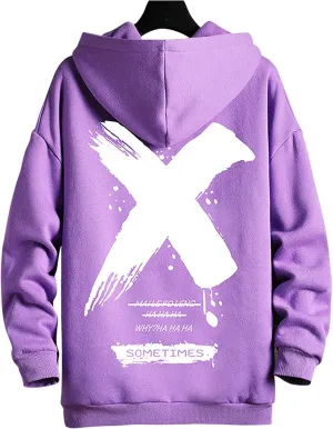 Hoodies for Men & Woman Pullover, Mens Fashion Hip-Hop Hooded Sweatshirt Casual Long Sleeve