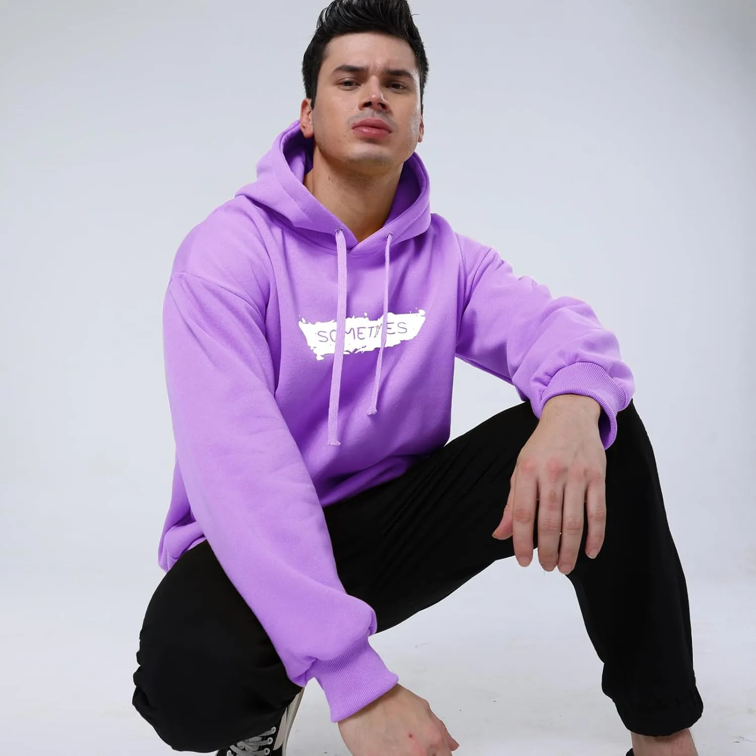 Hoodies for Men & Woman Pullover, Mens Fashion Hip-Hop Hooded Sweatshirt Casual Long Sleeve