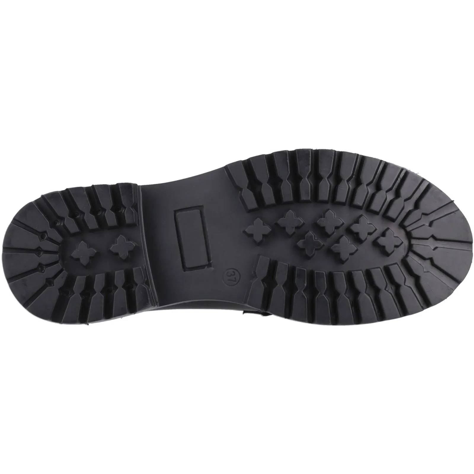 Hush Puppies Abigail Junior Leather Girls's Black Loafers