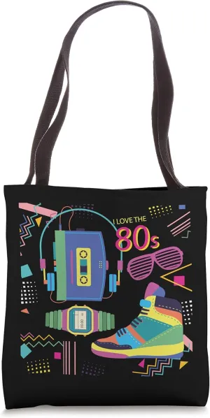 I Love The 80s - Eighties - Retro Vintage Tote Bag