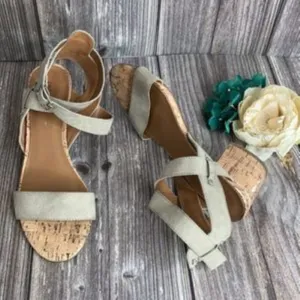 Indigo Rd. Canvas Elea Heeled Sandal 10M