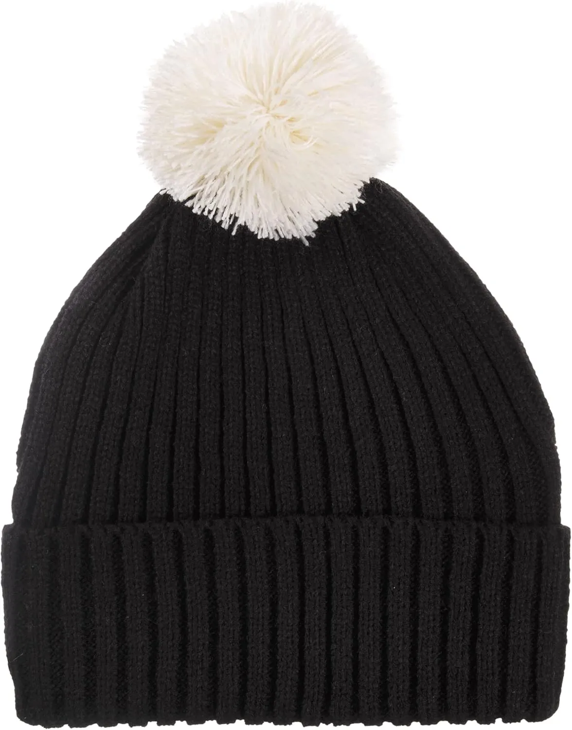isotoner Women's Standard Water Repellent Cold Weather Soft Cozy Knit Hat with Yarn Pom