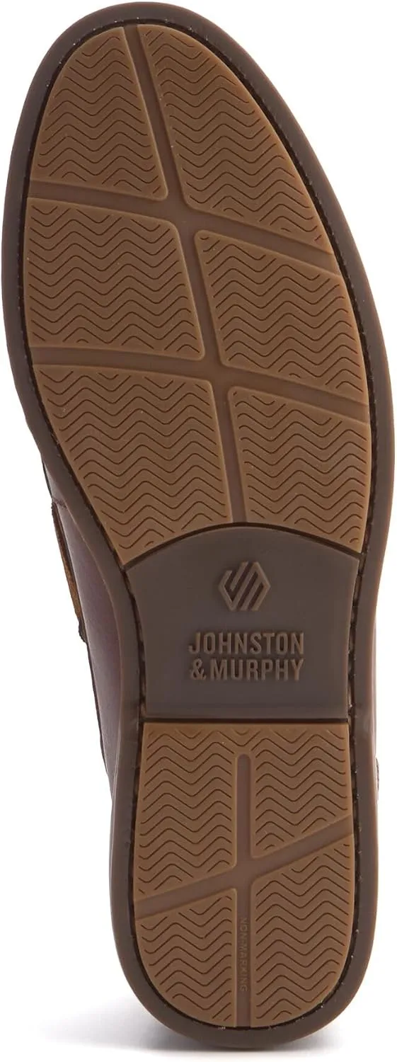 Johnston & Murphy Men’s Ventura Boat and Deck Shoes, Men’s Slip On Shoes, Moccasins for Men