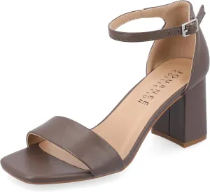 Journee Women's Valenncia SuperNatural Shades Tru Comfort Foam Open Square Toe Ankle Strap Sandals