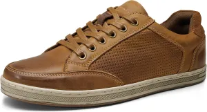 Jousen Men's Fashion Sneakers Classic Retro Casual Shoes for Men Breathable Business Dress Sneaker