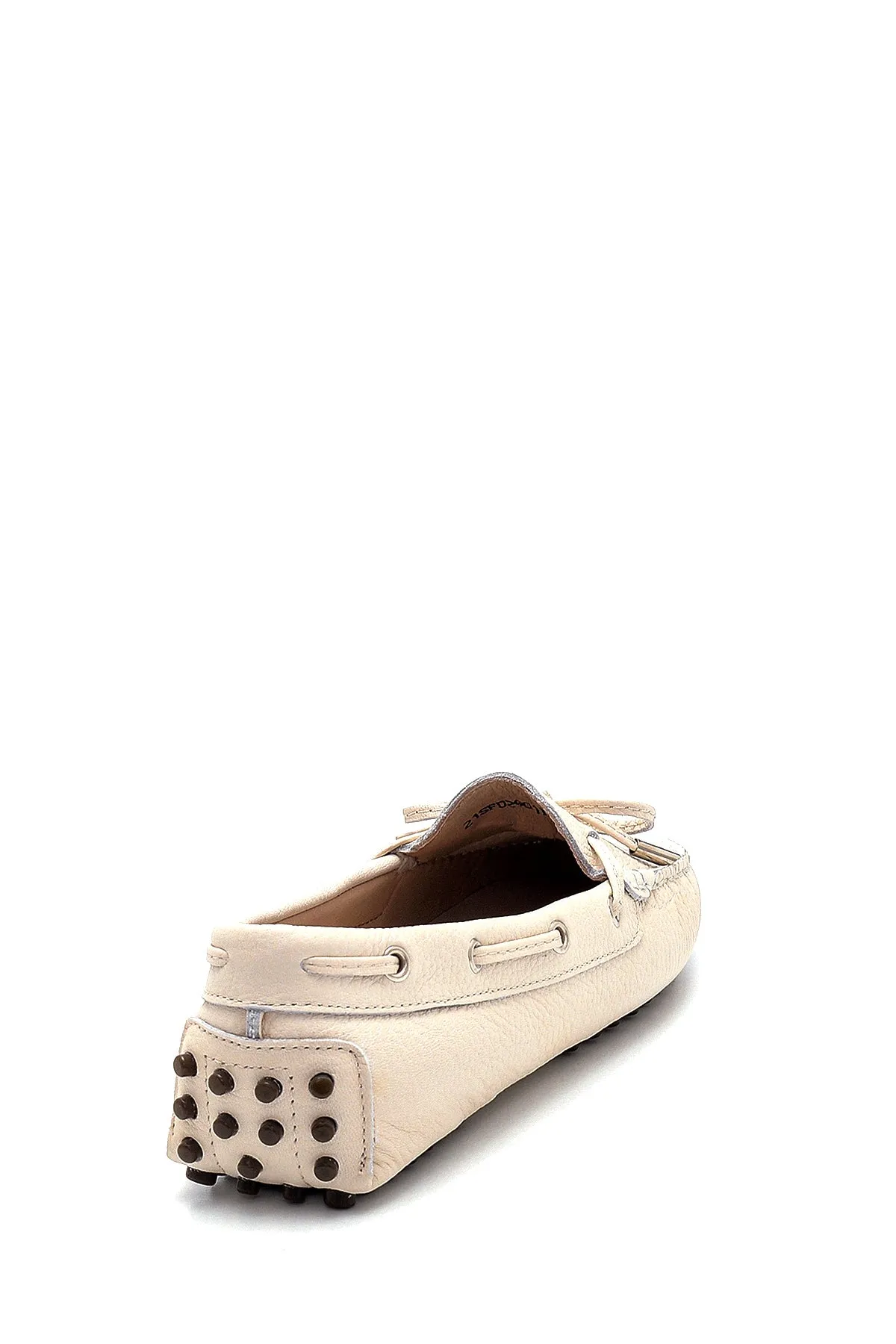 Kadın Deri Fiyonk Detaylı Loafer