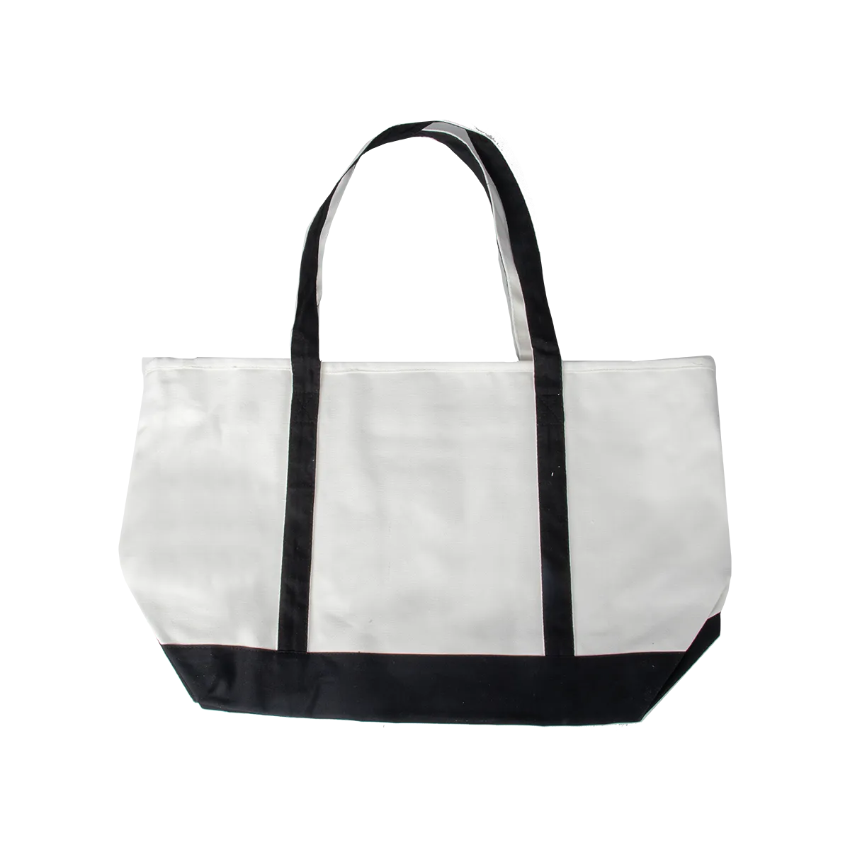 KMD-113 | Cotton Canvas Zippered Boat Tote