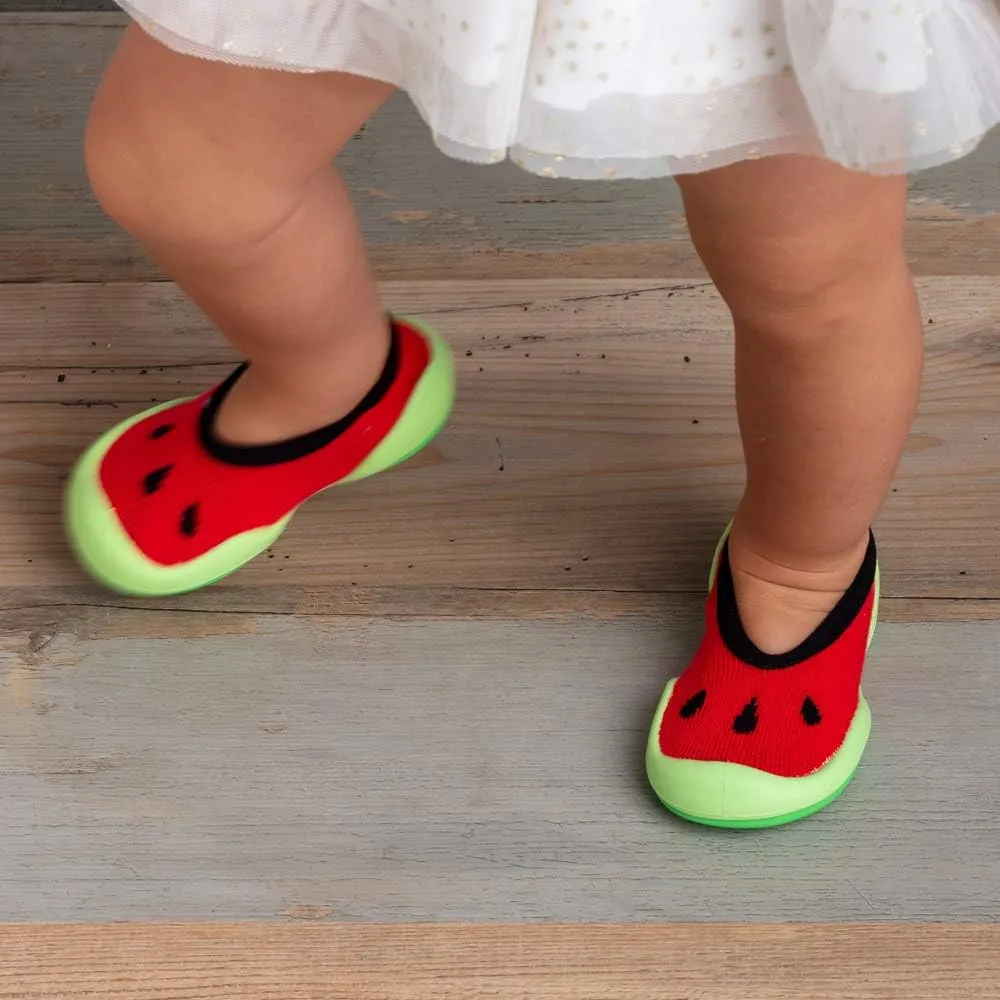 Komuello Baby & Toddler Shoe, Pull Up, First Walker, Flat, Non Slip, Soft Cotton, Premium Sock Shoes - Summer