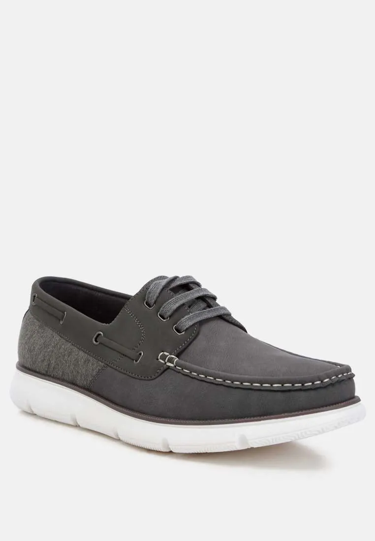 Lace-Up Boat Shoes By Ruw