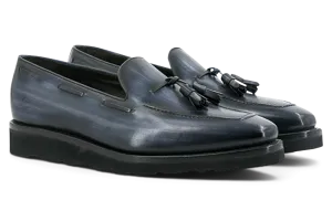 Leather Loafer Monti │ Grey Patina Soles