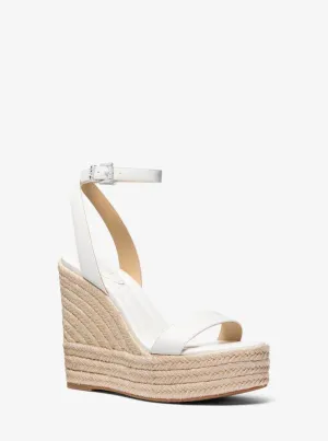 Leighton Leather Wedge Sandal