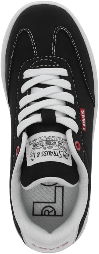 Levi's Kids Zane Poly Canvas Casual Lace Up Sneaker Shoe