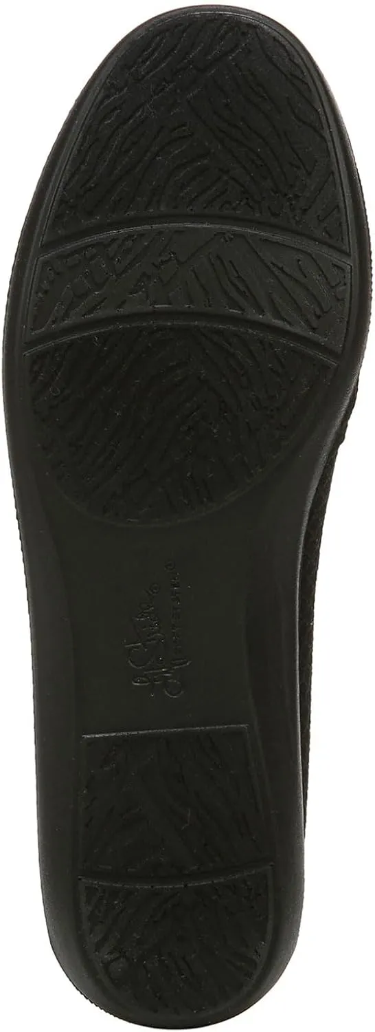 LifeStride Womens Next Level Sneaker, True Black, 7.5 Wide US