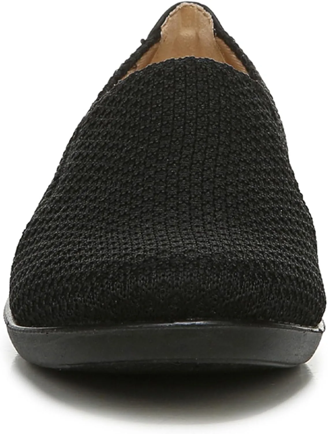 LifeStride Womens Next Level Sneaker, True Black, 7.5 Wide US