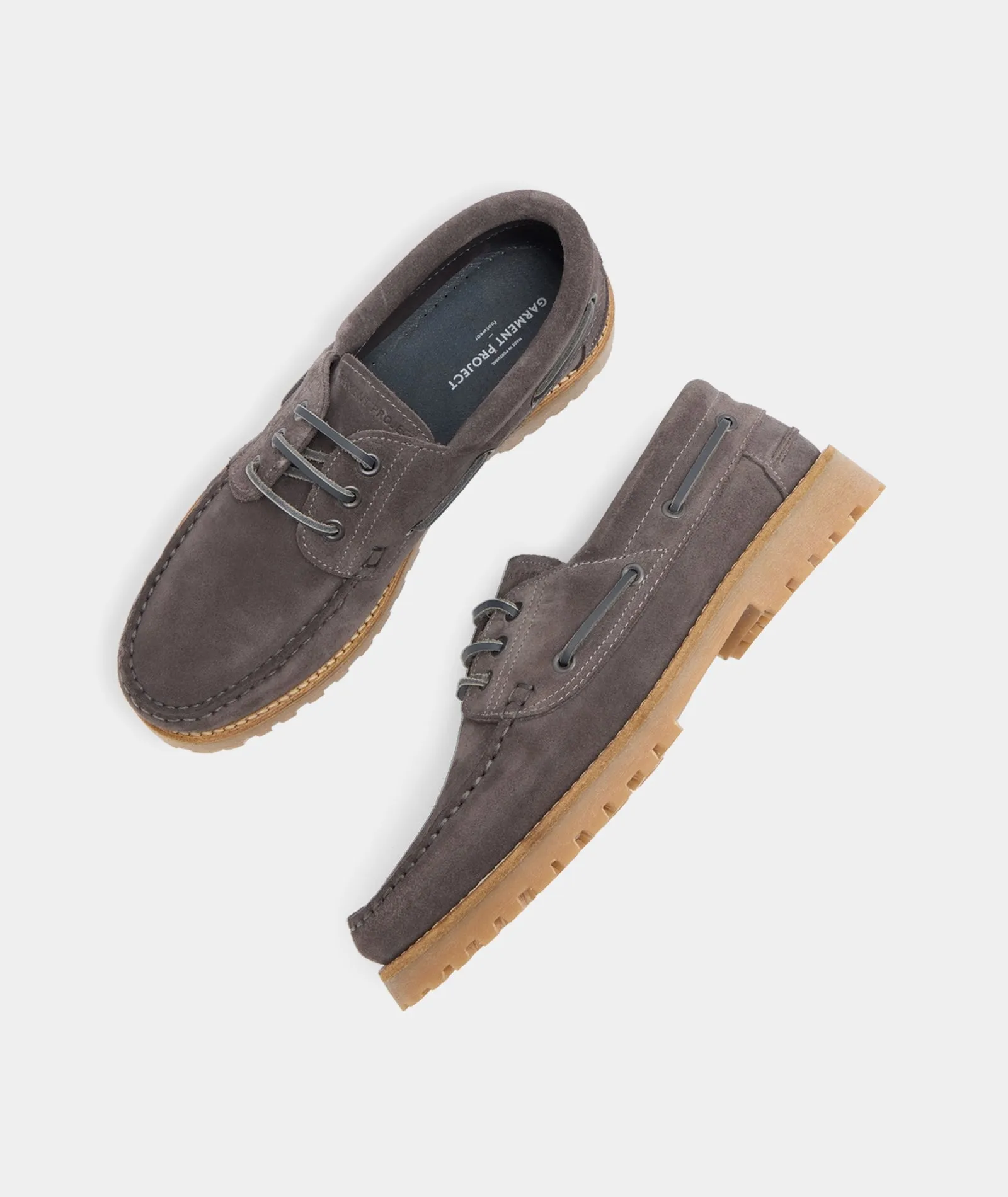 Long-lasting Ollie Members-only Shoe Boat - Charcoal Suede