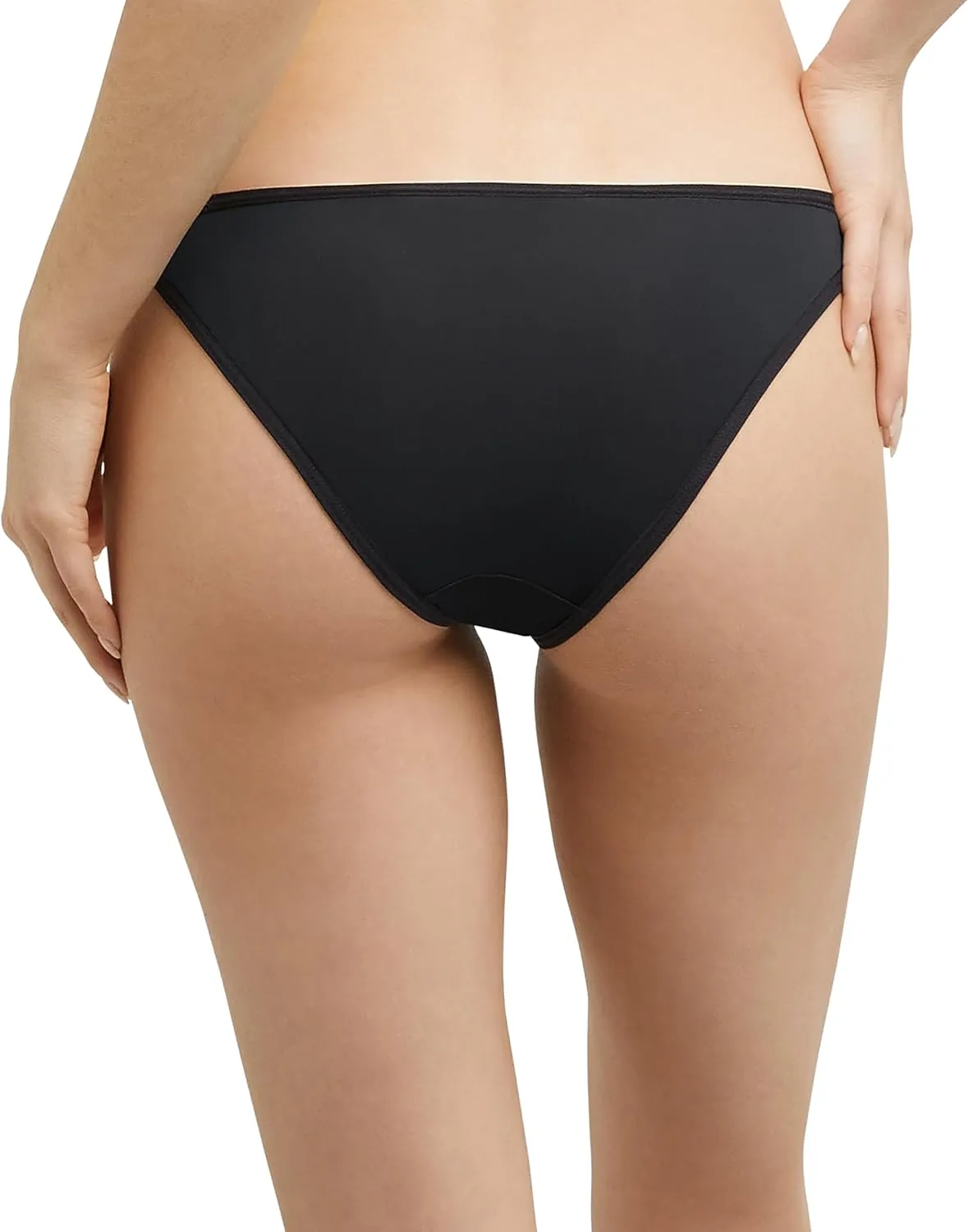 Maidenform Women's M Adjustable String Bikini Underwear, No-show Panties, Multi-way Straps, 3-pack