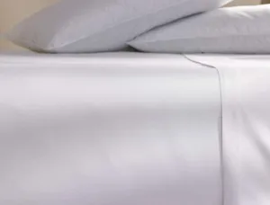 Marriott Signature Flat Sheet - Soft, Breathable 300 Thread Count Cotton Blend Flat Sheet - King