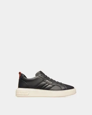 Maxim Leather Sneakers In Navy