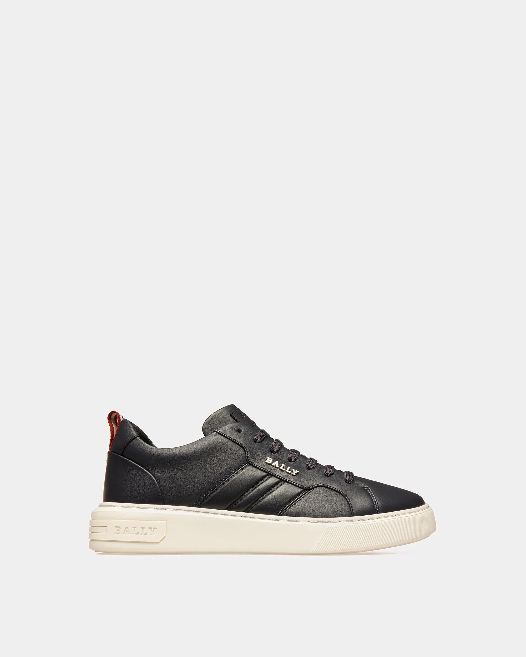 Maxim Leather Sneakers In Navy
