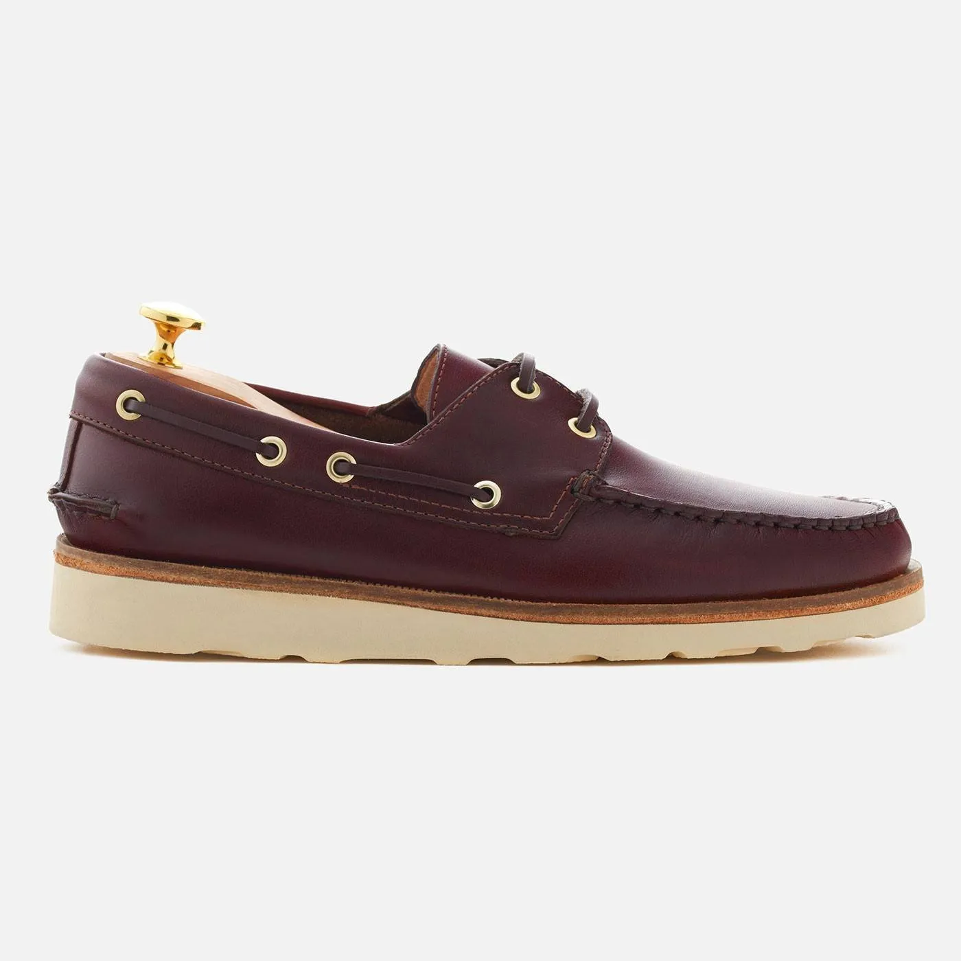 Mega discount Boat Leather - Shoes - Merlot Pull-up Trustworthy transactions Norton