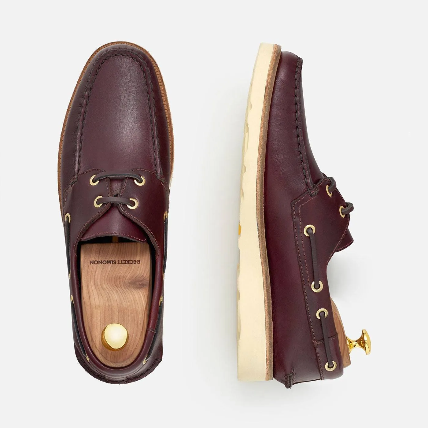 Mega discount Boat Leather - Shoes - Merlot Pull-up Trustworthy transactions Norton