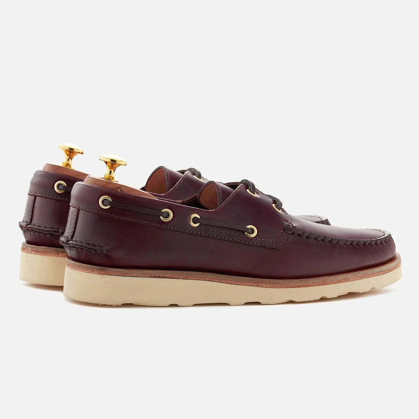 Mega discount Boat Leather - Shoes - Merlot Pull-up Trustworthy transactions Norton