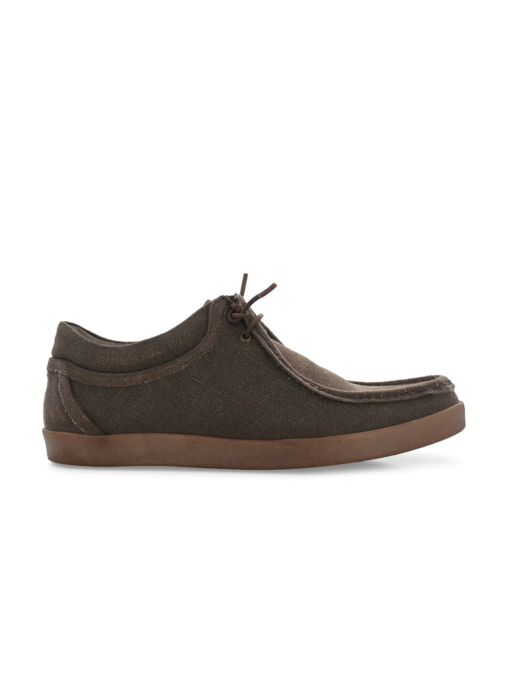 Men's Canvas Fancy Lace Up Casual Shoes