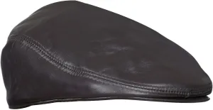 Men's Real Soft Leather Ivy Beret Newsboy Gatsby Golf Cabbie Flat Cap Hats