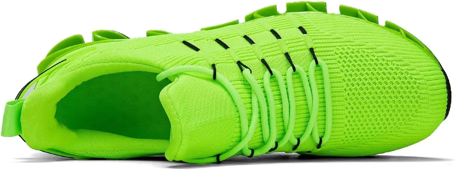 Mens Running Shoes Mesh Breathable Trail Runners Fashion Sport Blade Walking Tennis Sneakers