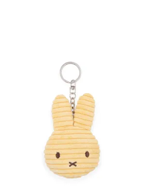 Miffy & Friends Miffy Flat Keychain (ECO) Corduroy Buttercream 10cm