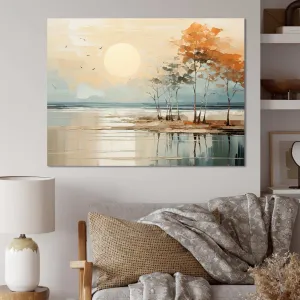 Minimalism Sailboat Rhythms II - Transportation Canvas Wall Art
