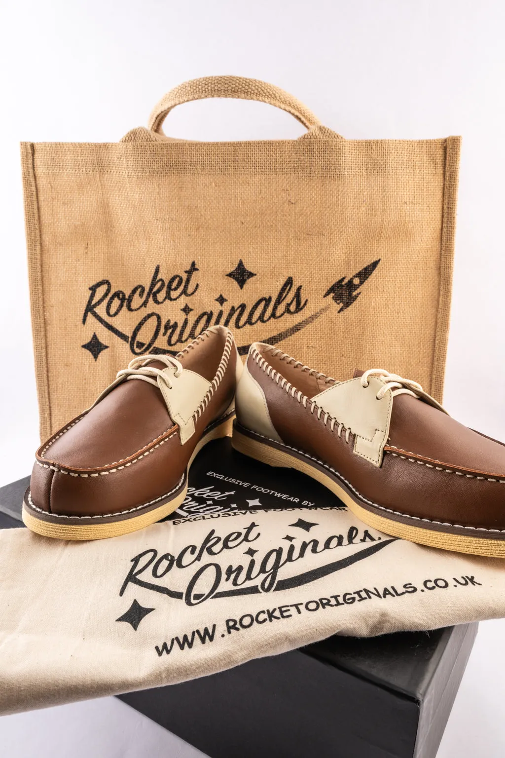 Mitzi - Brown & Cream Leather