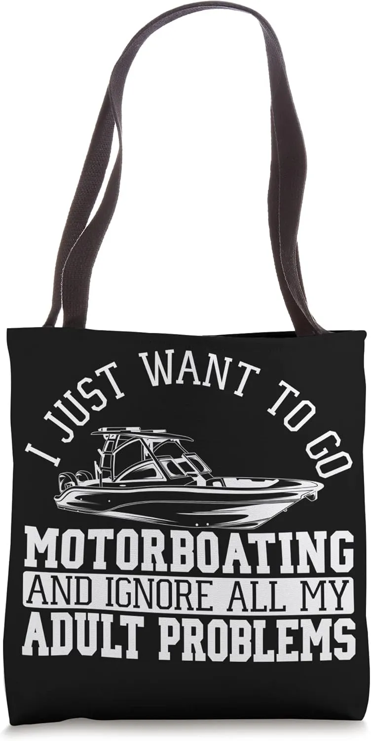 Motorboating Powerboat Engine Motorboat Tote Bag