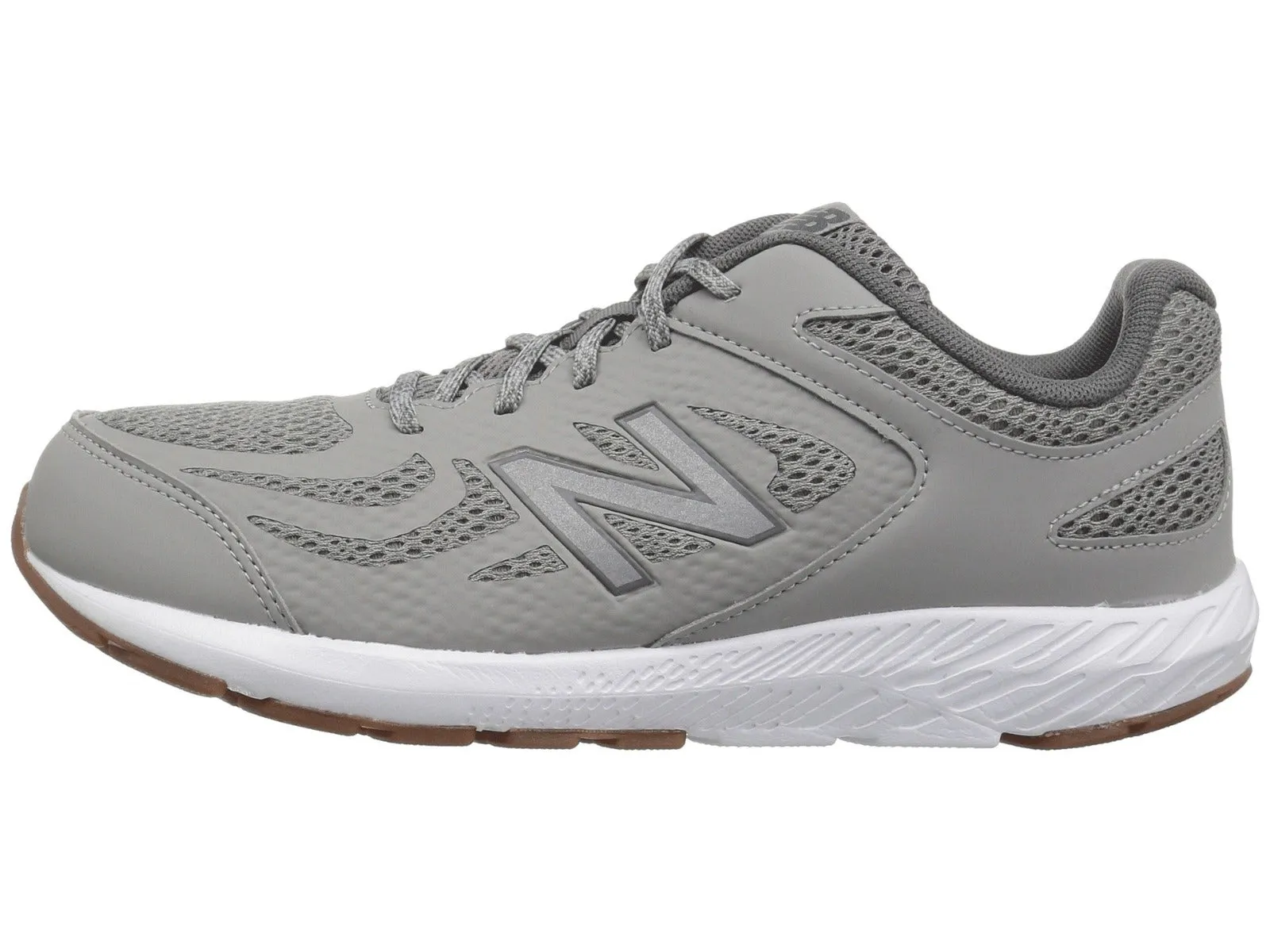 New Balance Grey Comfort Kids Athletic Shoes KJ519COY