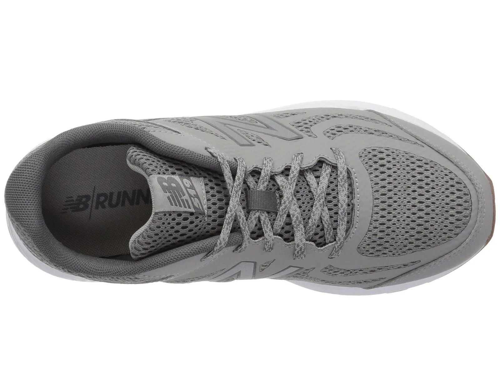 New Balance Grey Comfort Kids Athletic Shoes KJ519COY