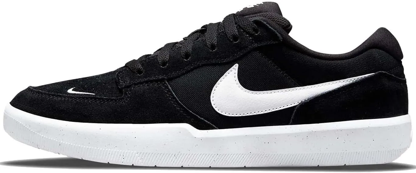 Nike SB Force 58 Skate Shoes (CZ2959-001, Black/Black/White) Size 7