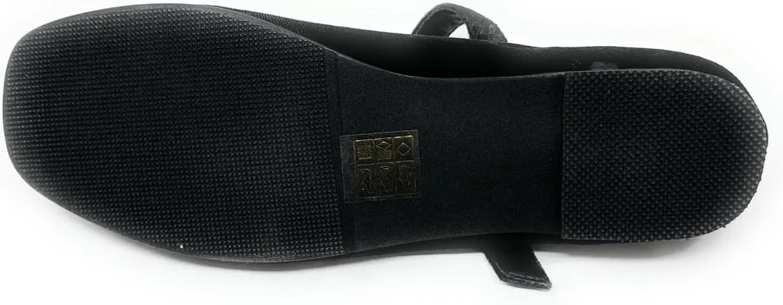 N.Y.L.A. Women's Velvet Mj Mary Jane Flat