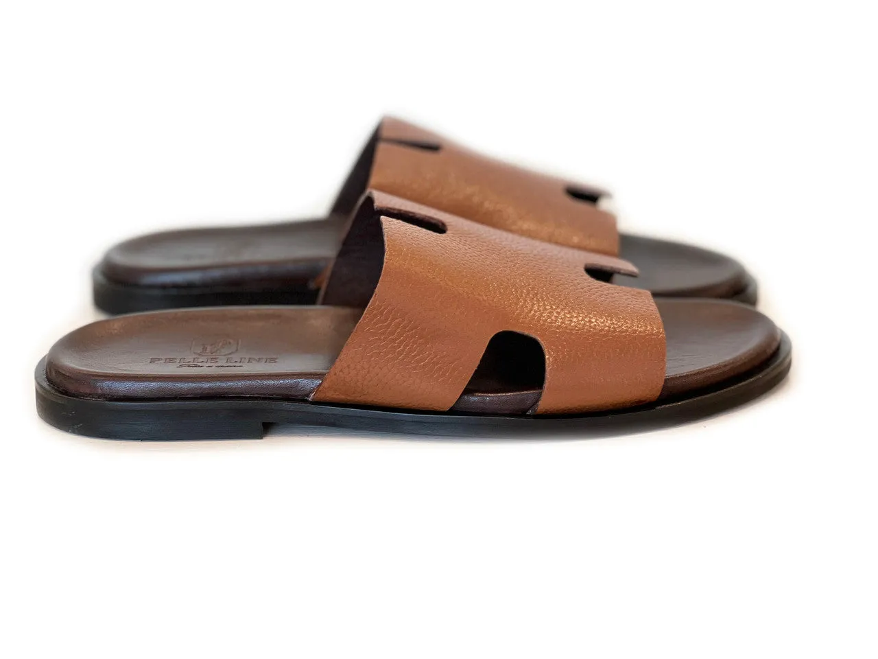 Pelle Line -Egea Open toe sandal -Tan