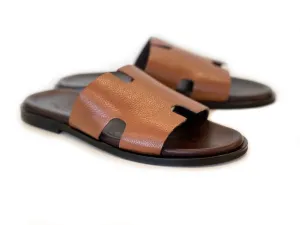 Pelle Line -Egea Open toe sandal -Tan