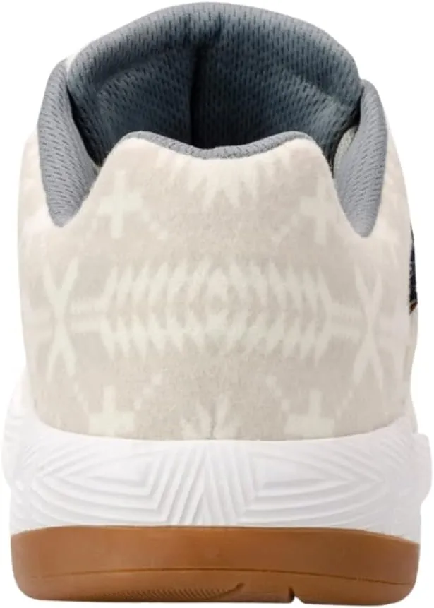 PENDLETON Women's Stratus Wool Sneakers – Wool Blend, Spider Rock Pattern, Lightweight Midsole