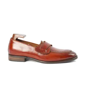 Penny Loafer Classic Shiny Brown Leather