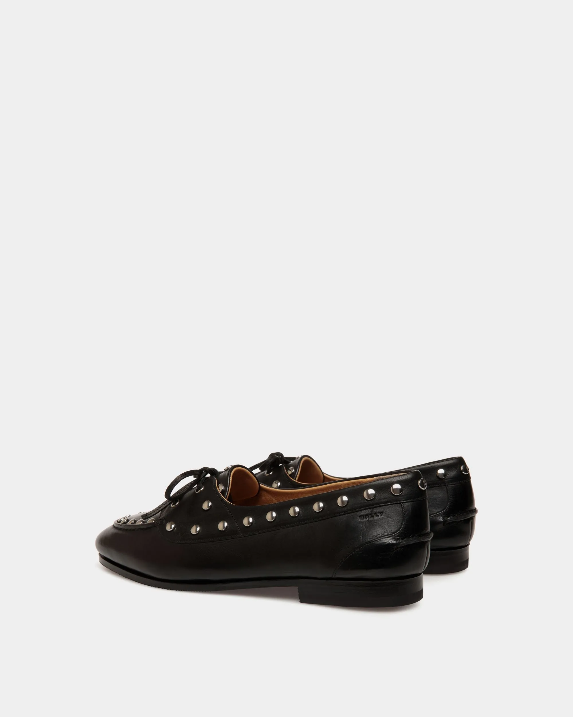 Plume Loafer in Black Leather