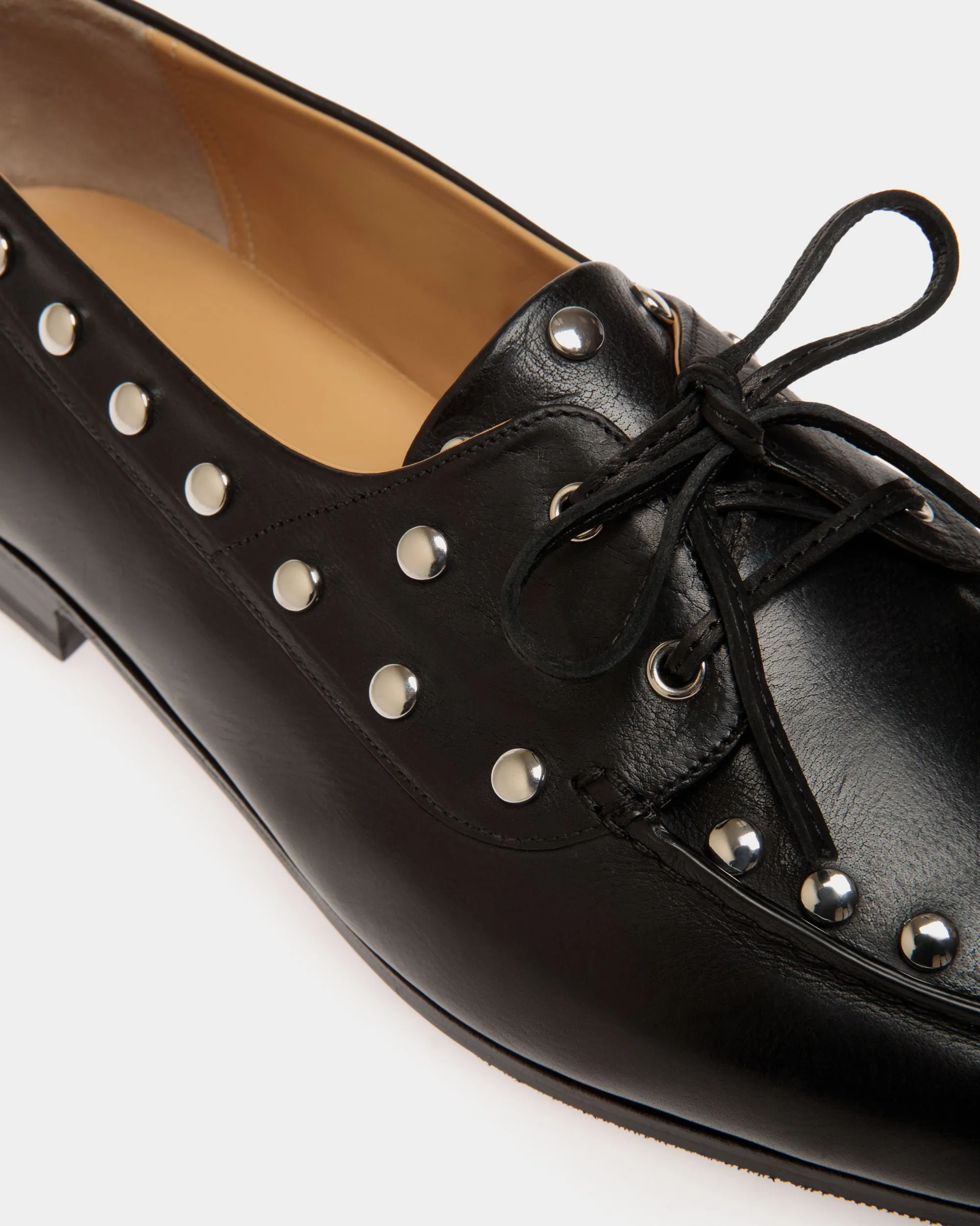 Plume Loafer in Black Leather